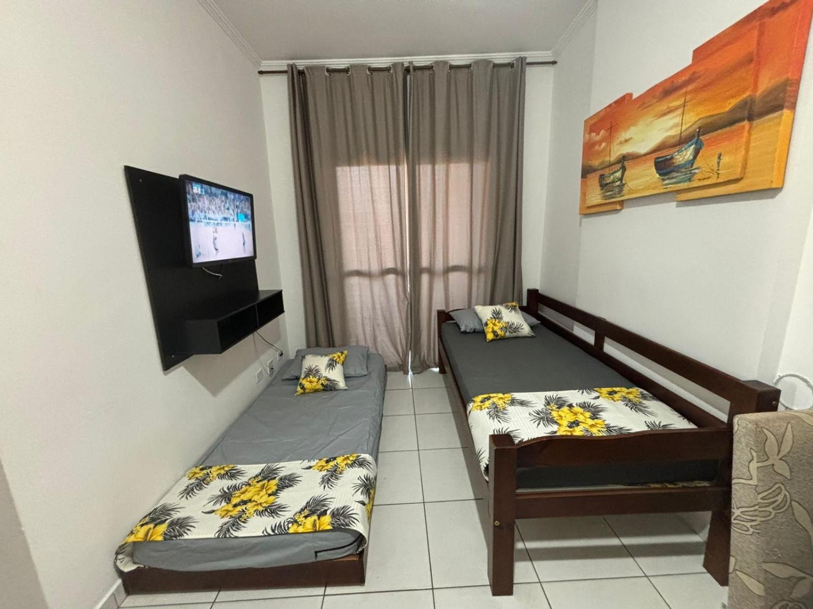 프라이아 그란데 Lindo Apto 300M Praia Da Ocian E Centro - Vista Mar- Varanda Sacada - Wi-Fi 300 Mbps - Vaga De Garagem - Acomoda Ate 6 Pessoas 아파트 외부 사진