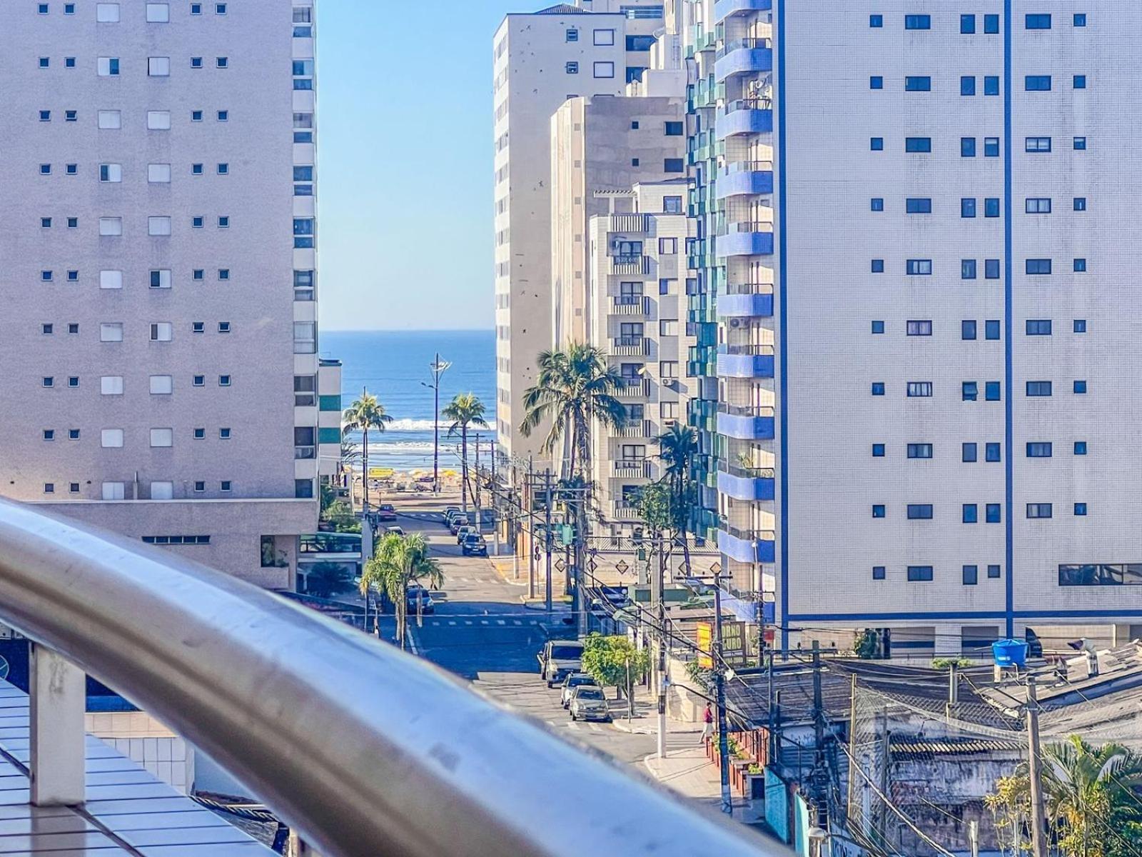 프라이아 그란데 Lindo Apto 300M Praia Da Ocian E Centro - Vista Mar- Varanda Sacada - Wi-Fi 300 Mbps - Vaga De Garagem - Acomoda Ate 6 Pessoas 아파트 외부 사진